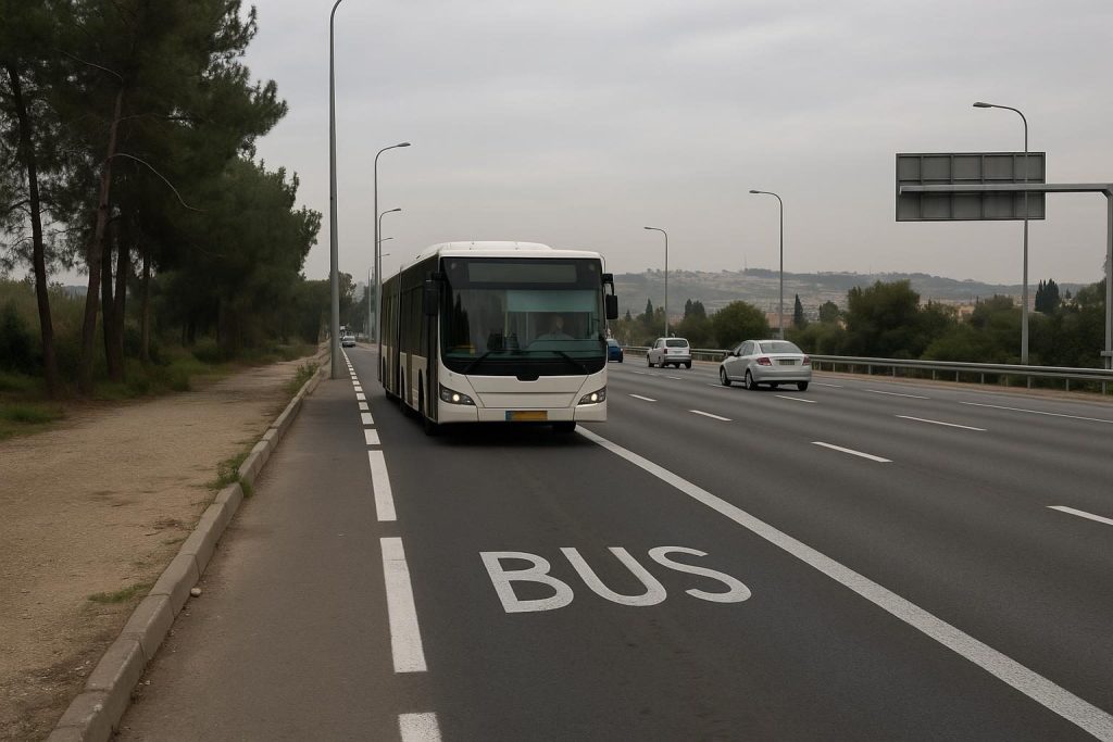 נתיב תחבורה ציבורית: איך הוא עובד ומתי מותר להיכנס